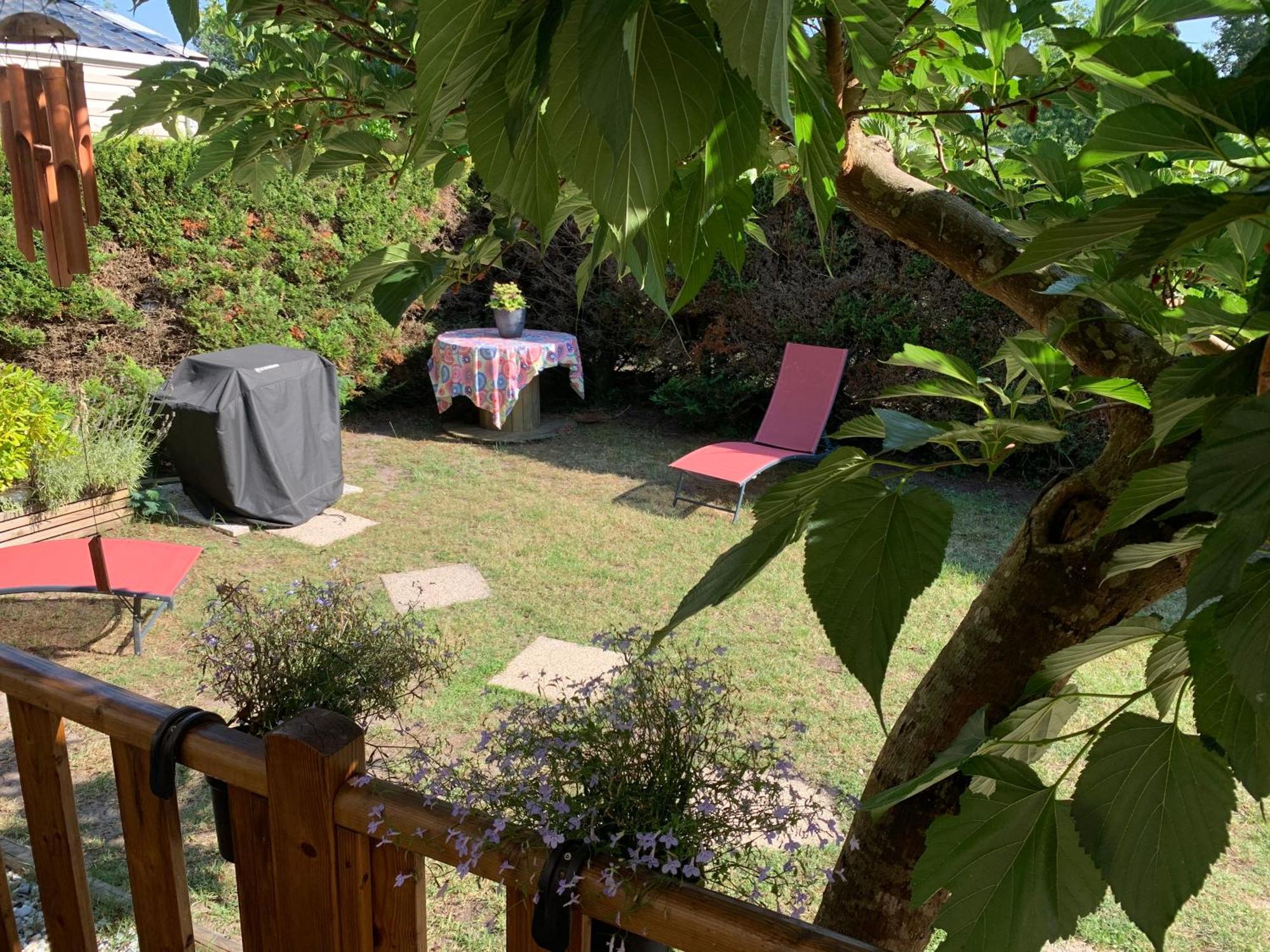 Le Mobilhome De Evelyne Et Serge Lit-et-Mixe Εξωτερικό φωτογραφία